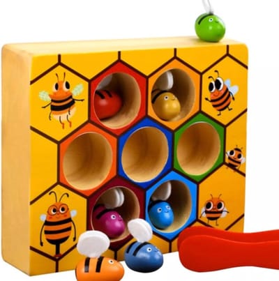 Kruzzel Honeycomb - Houten Spel - Stimuleer Creativiteit en Motoriek