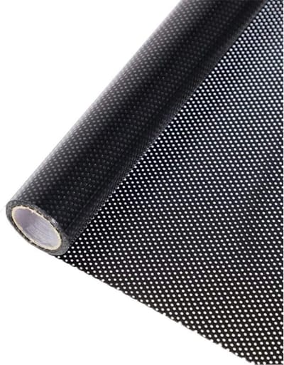 Raamfolie Privacy - Glasfolie Zwart - Meer Privé - Zonder Lijm - 45x500 cm - Zwart