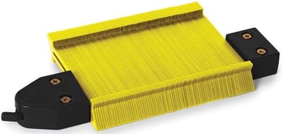Toolland Handige contourmal met vergrendeling, 4 cm diepte, snel profielen aanpassen en nauwkeurige profielaftekening, 20.5 cm breedte