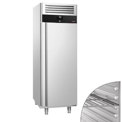 GGM Gastro Tiefkühlschrank Edelstahl PREMIUM - GN 2/1 - 600 Liter - mit 1 Tür