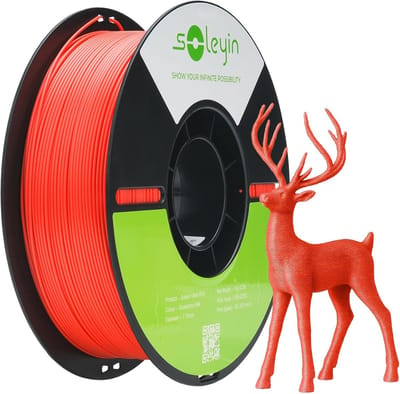 Creality Ultra PLA Filament - rood - 1,75 mm - 1 kg - Hoge Snelheid 30-300 mm/s - Environmentally Friendly - Voor de meeste 3D-printers Creality Ender K1, K1C, K2 Plus - 3D Printing Consumables - Strawberry Cream Red