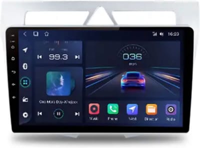 Navigatiesysteem auto met scherm - autoradio geschikt voor CarPlay en Android auto - bluetooth radio - geschikt voor Kia Picanto 2007-2010