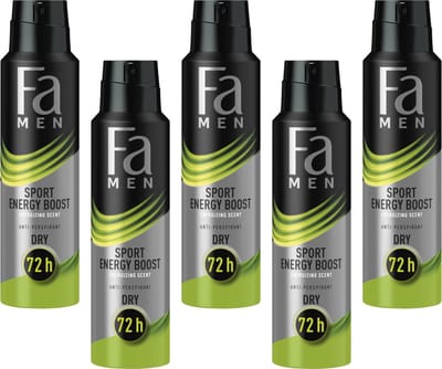 Fa men Deospray Sport Power Boost 5 x 150 ml