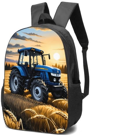 Trekker Rugzak | Tractor Rugzak | Truckpatroon Rugtas | Rugzak | Gave Rugzak | Truck Rugzak | Rugzak Meisjes | Rugzak Jongens | Mooie rugzakken met tractor | 15 - 20 liter | Kinder Rugzak