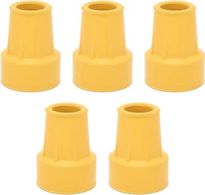 - 5 Pack Riettips antislip rubberen wandelstok tips voor 19 mm