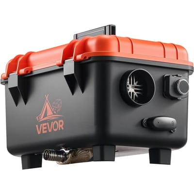 Chauffage au Diesel, 8 kW, CC 12 V/24 V, Chauffage d'Air au Diesel Portable Tout-en-Un avec Télécommande et Écran LCD, Chauffage Rapide Faible Bruit, Réservoir de Carburant de 4 L pour