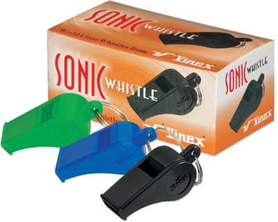 MD Sport - Fluitjes set van 12 - Sonic - Fluit - Scheidsrechters fluit - Gekleurde fluitjes