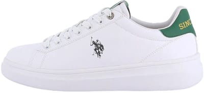Lage Sneakers U.S Polo Assn. CODY010B-WHI-GRE01