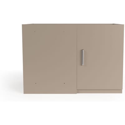 Wasophoogte® Keukenkast - Onderkast keuken - Module N7 - 700(D)*1300(B)*910(H) mm - Taupe