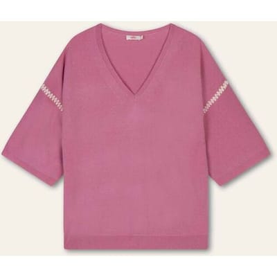 Oilily Kiran Gebreide Top- maat3XL Mauve Orchid