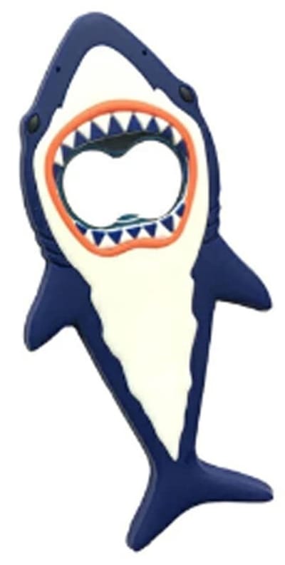 Dailygoods - ARFUKA Flesopener haai bier flesopener magneet 3D schattige cartoon dier Soda drank flesopener bar keuken tool cadeau blauw