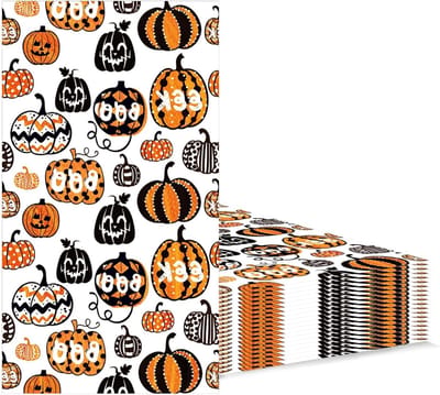20 Stuks Servetten 40x33cm voor Feestelijke Gelegenheden, Verjaardag, Bruiloft en Halloween