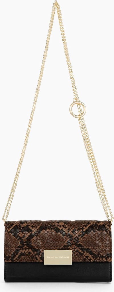 IDeal of Sweden Statement Clutch iPhone 12 Mini Sunset Snake