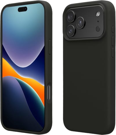 kwmobile telefoonhoesje geschikt voor Apple iPhone 18 Pro Max / iPhone 17 Pro Max - Hoesje met siliconen coating - Smartphone case in mat zwart