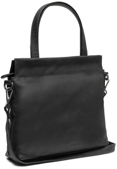 The Chesterfield Brand Leren Schoudertas Handtas Rivington Crossbody Bag Black Zwart
