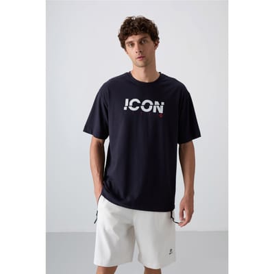 Overgrote Logo Print Crew Neck T-Shirt