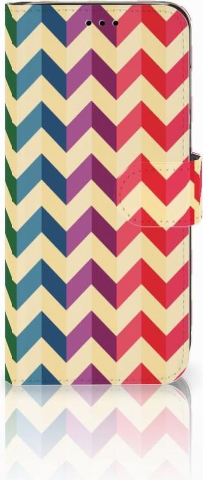 Huawei P20 Lite Telefoon Hoesje Zigzag Multi Color