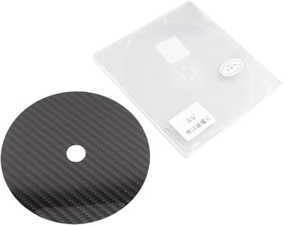 Schijfstabilisator - Tuningmat CD - Muziek Luisteren - Trillingen Absorberen - 02 Mm Dik - Zwart