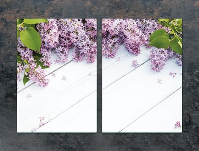 TMK ArtDeko - Snijplank - Glas - Beschermpaneel - 35x52 cm