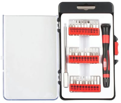 Stein Cr-v Precision 30 In 1 Schroevendraaierset Transparant
