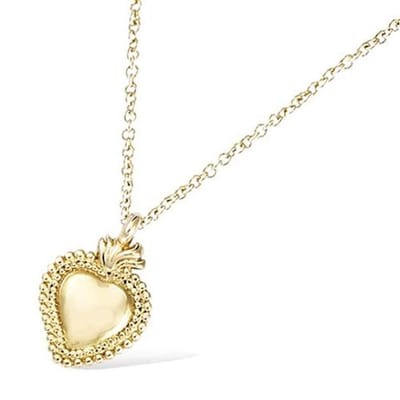 CHIVAL Ketting Dames – Goudkleurig – Hartvormige Hanger met Decoratie – Tijdloos & Minimalistisch - Cadeau voor Haar - 18K Verguld
