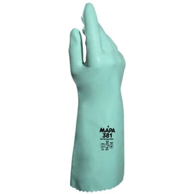 1 paar chemische handschoenen »Ultranitril 381« maat XL