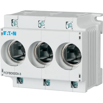 Eaton zekeringhouder D02 of D01 63A 400V 3P 81mm - 148810 [5 stuks].