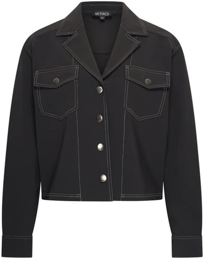 MI PIACE - Bonded Travel Jacket 202681 Black - Maat : L