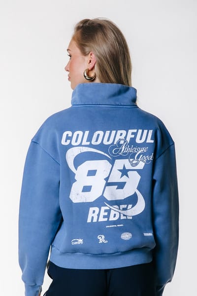 Colourful Rebel CR 85 Washed Zip Sweat - S