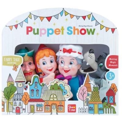 Poppenkastpoppen Roodkapje 4 stuks Poppen met functies Interactieve poppen