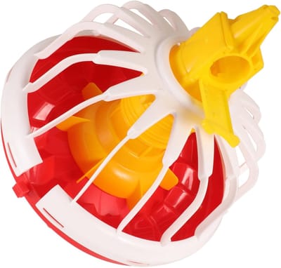 Voederbak Waterer Set - Pluimvee Voederbak - Gevogelte Voeren - Automatische Vulling - 37 x 34 x 34 cm - Multicolor