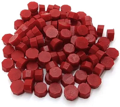 Hiden - Zegel was - Wax Seal - Zegel wax - Zegel set - Stempel wax - Hobby - Dames - Heren - Kinderen - Rood
