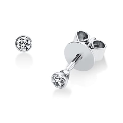 Luna Creation - 2G127W8-21 - Oorknopjes - Dames - 750WG