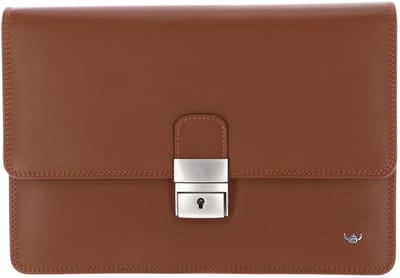 Golden Head Leren polstasje Polo Handgelenktasche 8215 Cognac bruine