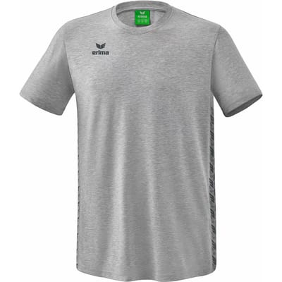 Erima Essential Team T-Shirt Kinderen - Slate Grey / Licht Grey Melange | Maat: 140
