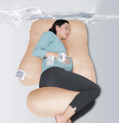 Zwangerschapskussen - Lichaamskussen - Comfortabel slapen - Ergonomisch U-vormig - 137 cm - Bruin