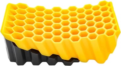 Gebogen Leveler - Nivelleerhulp - Camper Stabiliseren - Duurzaam Kunststof - 31 x 24 x 34 cm - Geel
