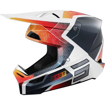 Kinderen motocross helm vizier Shot Race Gear Furious Phaser