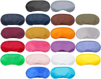 Oogmasker Pack van 20 Stukken - Zacht Lichtafsluitend Masker voor Slaap en Reizen