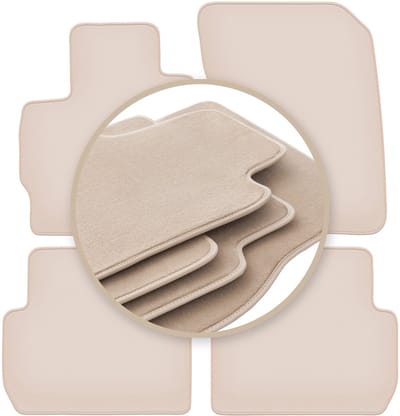 PREMIUM beige vloermatten voor: Mitsubishi Outlander III PHEV SUV 2012-