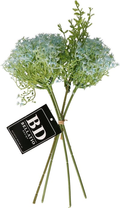 Bellatio Design Kunstbloemen boeket Gipskruid - 30 cm - wit - kunst zijdebloemen - Gypsophila