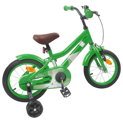 vidaXL - Kinderfiets - 12 - Inch - voor - 2-4 - jaar - oud - Groen