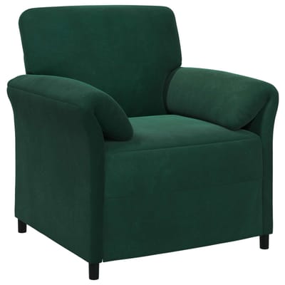 vidaXL - 1-Zits - Bank - Donkergroen - 88 - x - 83 - x - 95 - cm - Fluweel
