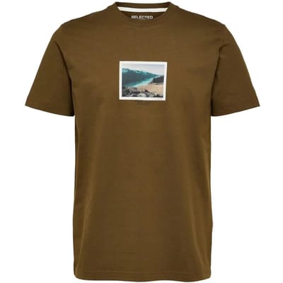 T-shirt Selected Oli Print