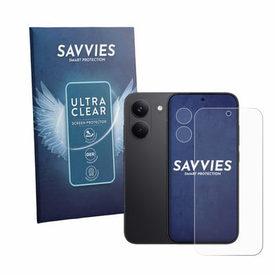 Savvies - Screenprotector voor Xiaomi Poco X8 Pro Iron Man Edition (Voor+Camera) - Folie Beschermfolie transparant 18 Stuks
