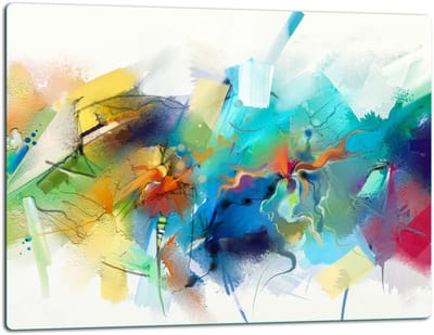 TMK ArtDeko - Snijplank - Glas - 52x40cm - Veelkleurig