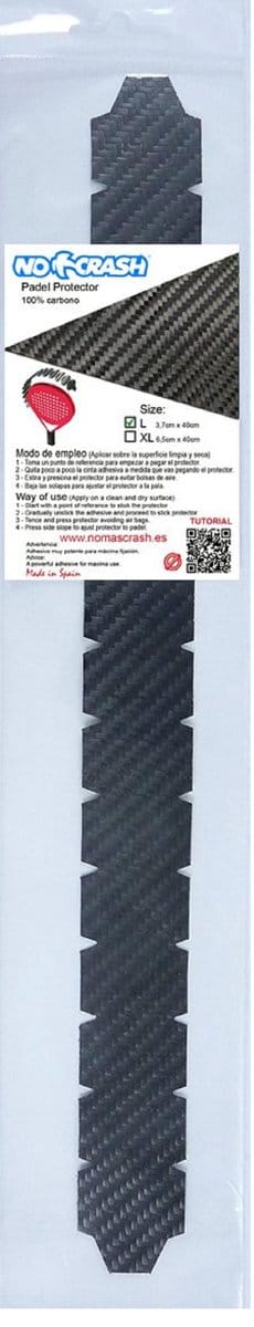 No+Crash Padel Protection tape CARBON L 3K