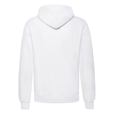 Fruit of the Loom Klassieke effen capuchon voor volwassenen (Wit)