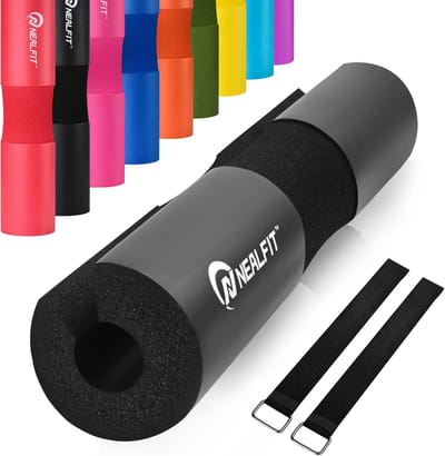 Barbell Pad - Squat Pad - Gewichtheffen - Verlicht Nekdruk - 43 cm - Zwart