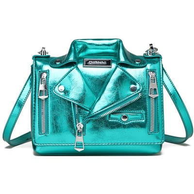 Sac Carré Petit Bandoulière à Rivets Mode Coréenne Nouvelle pour Femmes blue